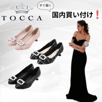 TOCCA（トッカ) ビジューバックル パンプス 靴 キラキラシューズ