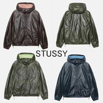 【STUSSY】BEACH SHELL CRACKED RIPSTOP ☆ ナイロンジャケット