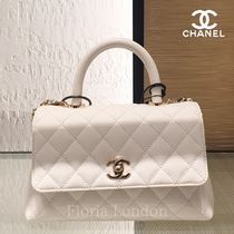 25P【CHANEL】永遠に愛される憧れバッグ ★ ココハンドル 24cm