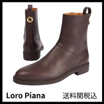 送料関税込★LORO PIANA★キルダ・レザー・アンクル・ブーツ