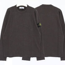 STONE ISLAND☆ワッペンロゴスリーブ コットン ニット セーター