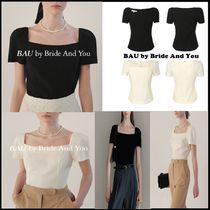 早期完売★BAU by Bride And You★ODETTE Square neck blouse