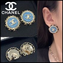 カジュアルなデニムデザイン♪【CHANEL】25P イヤリング