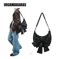 [IUGAMAKARAS] Laced Ribbon Shoulder Bag ☆送料込☆