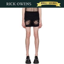 【関税・送料込】RICK OWENS ナイロン スリット ショートパンツ