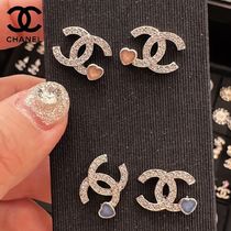 ＊さりげないハートが可愛い＊【CHANEL】シャネル CCロゴ ピアス