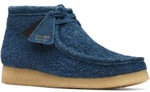 Clarks ブルー ワラビー スニーカー スエード ビジネス ブーツ