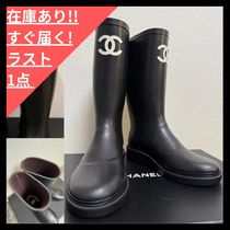 《入手困難！雨の日もテンション上がる♪》CHANEL レインブーツ