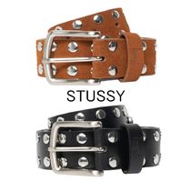 STUSSY☆8 BALL STUDDED BELT☆マニッシュな印象をプラス ベルト