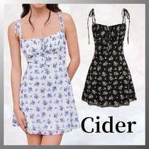Cider◆ 花結び ミニドレス メッシュ