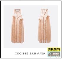 関税送料込★CECILIE BAHNSEN☆ノースリーブ ドレス シルク