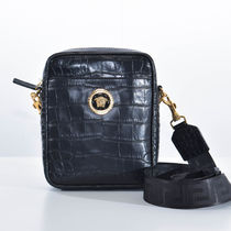 VERSACE ショルダーバッグ クロコ型押し 1002885