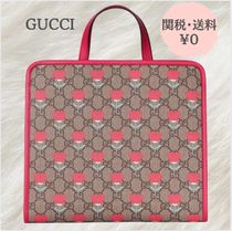 【GUCCI】大人もOK キムスンヨン フラワープリント トートバッグ