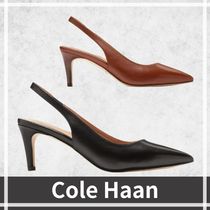 【Cole Haan】Vandam 6.5cm レザー スリングバック パンプス