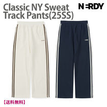 [25SS新] NERDY★Classic NY Sweat Track Pants★トラックパンツ