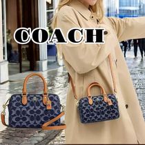 【COACH】ミニ ローアン クロスボディバッグシグネチャー デニム