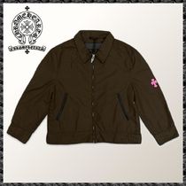 送料込◆CHROME HEARTS◆ナイロンクロスパッチワーク ジャケット