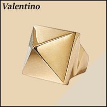 Valentino Outlet レディース リング 指輪 スタッズ ゴールド