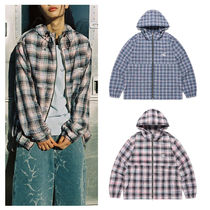 CAVISH HOODED CHECK WIND BREAKER 5BFM215