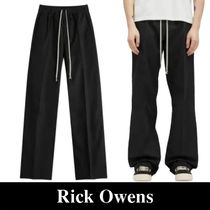 関税込【Rick Owens】Dietrich Loose Leg Poplin Trousers