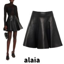 【ALAIA】レザーミニスカート