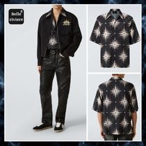 24AW new/AMIRI スターバーストプリントサテンシャツ Shirt