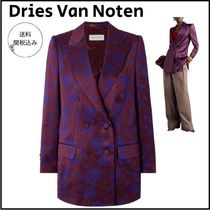 送料関税込【Dries Van Noten】ジャカードツイル ブレザー