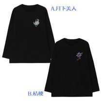 残り僅か【WILDSIDE YOHJI YAMAMOTO】フラワー刺繍　長袖Tシャツ