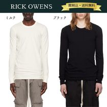 【関税・送料込】RICK OWENS Basic クルーネック 長袖Tシャツ