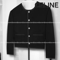 直営ショッパー付♪CELINE カシミア シャスールジャケット