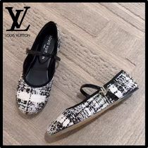 【ツイード素材☆】Louis Vuitton★ロミー フラット バレリーナ