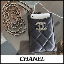 チェーン 付き カードホルダー 【CHANEL】