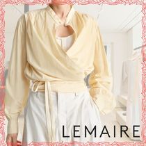 【人気上昇♪ヘビロテ確定の一着】LEMAIRE ラップブラウス