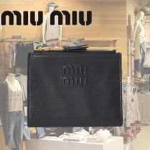 【MiuMiu】スモール ナッパレザー ファスナー  ウォレット 財布