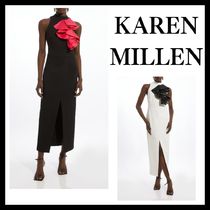 ◆KAREN MILLEN◆ アシンメトリー  フリル  テーラード ドレス