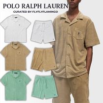 【POLO RALPH LAUREN】コットン混紡 半袖シャツ&ショートパンツ