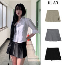 【U LAN】Blendy Basic Pleated Skirt