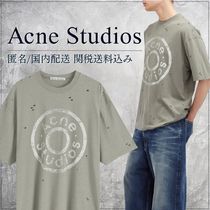 国内発送・関税送料込み｜AcneStudios ロゴTシャツ 半袖 緑