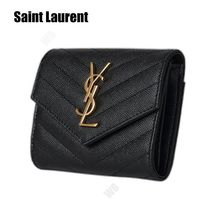 Saint Laurent] Monogram Half Wallet 403943 BOW01 1000 送料込