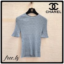 【ドットの模様お洒落♡】CHANEL　Tシャツ