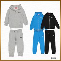 【DIESEL】ロゴ スウェット セットアップ 無地 フード 長袖