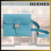 【実用的 /Bleu Du Nord】HERMES バッグ Sac a depeches 21