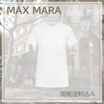 【送料関税込み】Max Mara ロゴ刺繍 ポケット Tシャツ