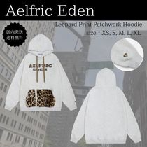 ★送料込★【Aelfric Eden】ヒョウ柄 パッチワーク パーカー