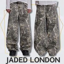 人気【JADED LONDON】ウッドランドカモコロッサスバギージーンズ