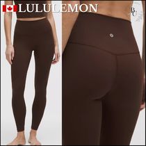 Nulu【lululemon】Align 28 フル丈 ヨガ レギンス Lava ブラウン