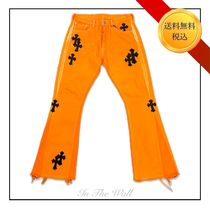 【CHROME HEARTS x OFF WHITE】ORANGE FLARE DENIM