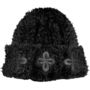 SURGERY ニットキャップ・ビーニー 【SURGERY】 leather patch fur beanie ★送料・関税込★(2)