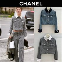 【袖と襟がアクセント♪】 CHANEL デニムジャケット