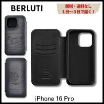 すぐ届く★BERLUTI★スクリットレザー iPhone 16 Proフォリオ